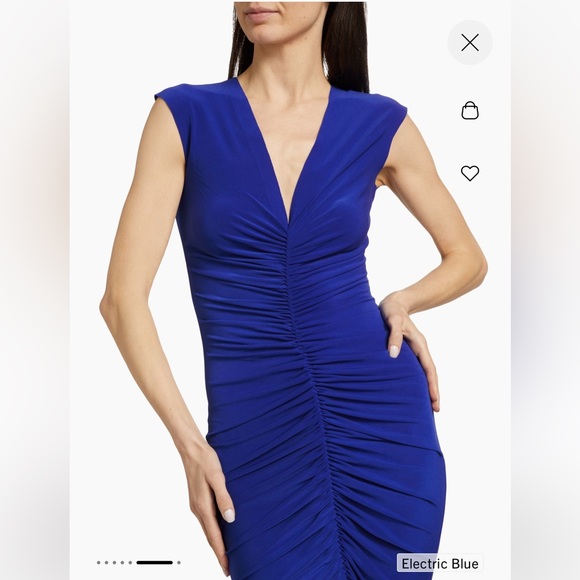 NORMA KAMALI Sleeveless Shirred Fishtail Gown - Picture 6 of 10